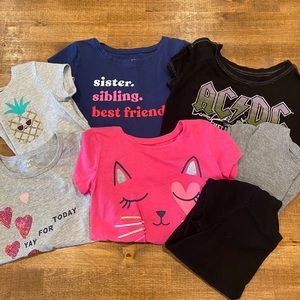Lot of Toddler Girl Tees
